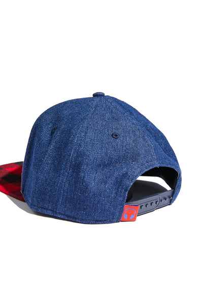 INDIGO DENIM + BUFFALO PLAID SNAPBACK (SPECIAL EDITION)