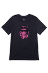 MAKE LOVE, NOT WAR; DARK GRAY HEATHER JERSEY T-SHIRT