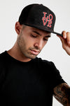 LOVE Snapback; Black Denim (Special Edition)