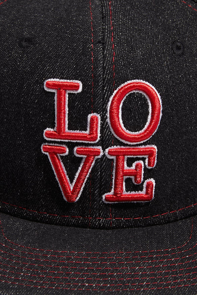 LOVE Snapback; Black Denim (Special Edition)