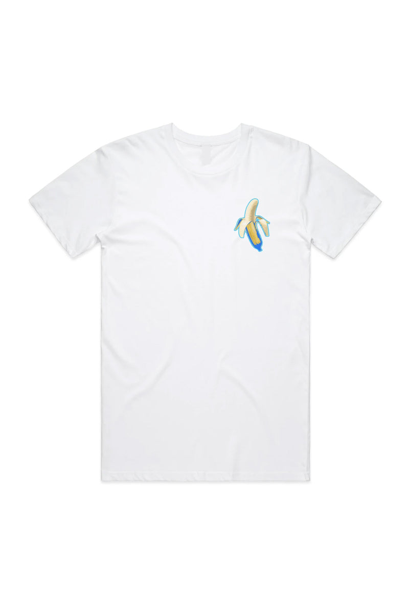 FRESH PICKED BANANA T-SHIRT; WHITE