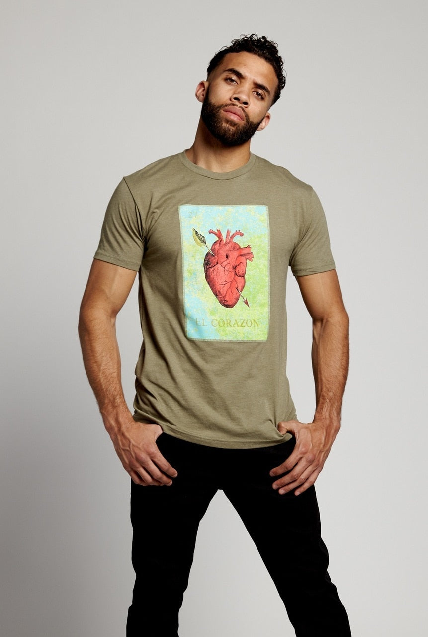 Light green sale graphic tee